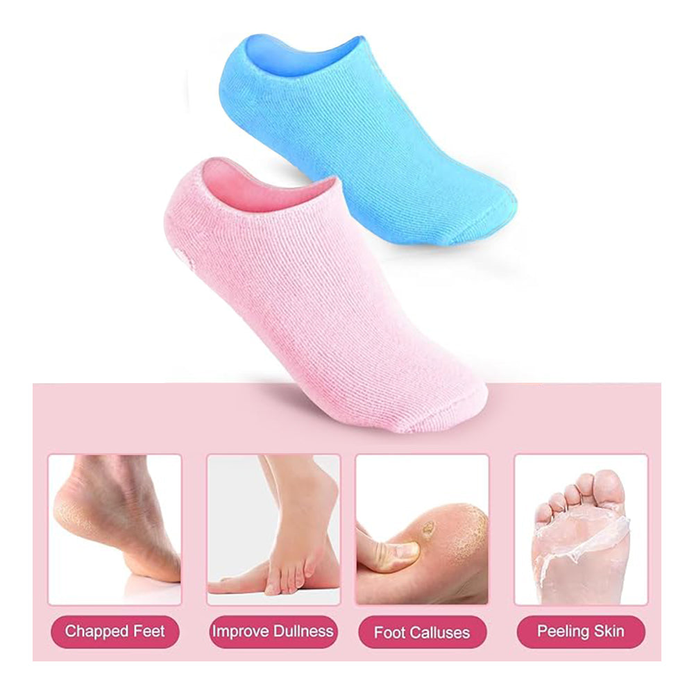 Heal Cracked Heels in 7–10 Days Moisturizing Gel Socks – 47% OFF