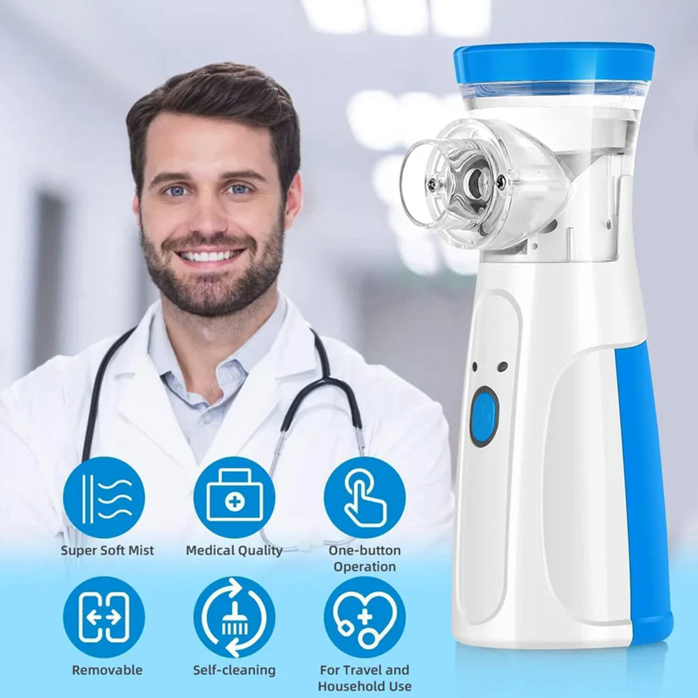Portable Mesh Nebulizer for Adults & Kids – 30% OFF