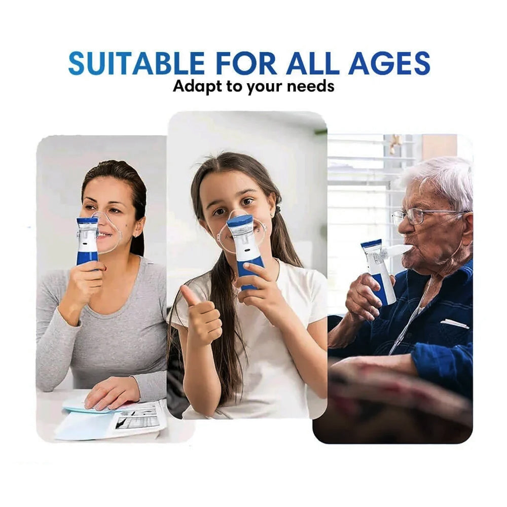 Portable Mesh Nebulizer for Adults & Kids – 30% OFF